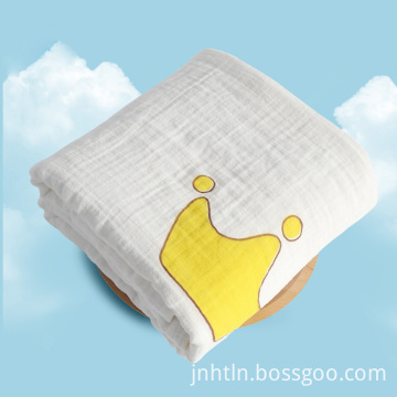 Wholesale organic muslin swaddle baby blankets